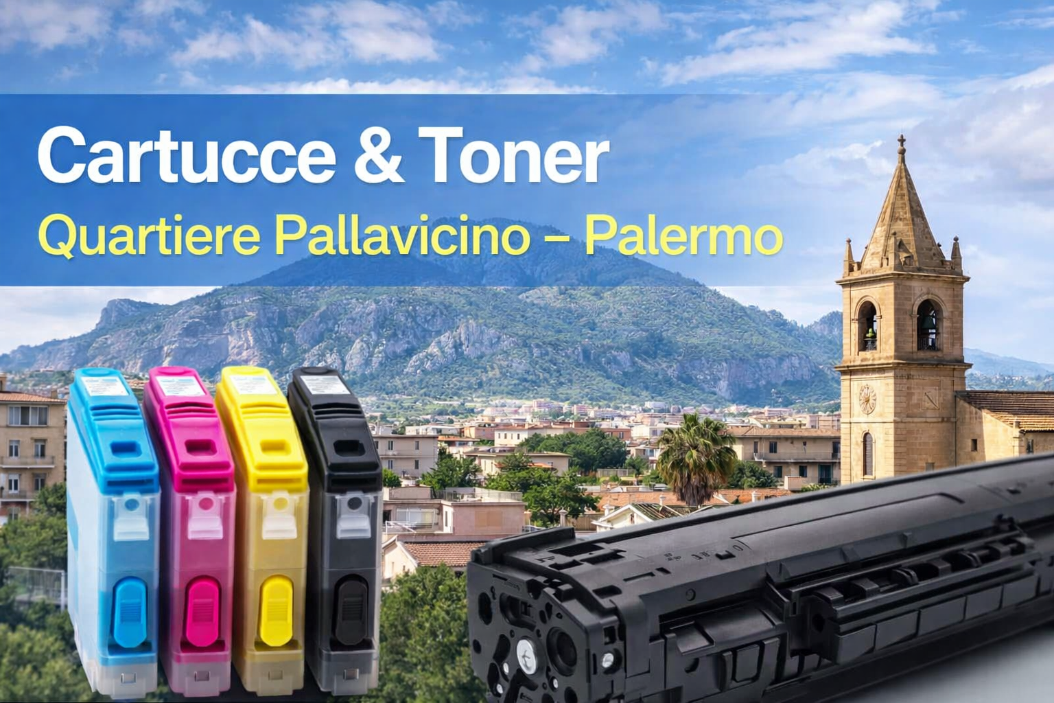 Cartucce e Toner nel Quartiere Pallavicino di Palermo Cartucce e Toner nel Quartiere Pallavicino di Palermo