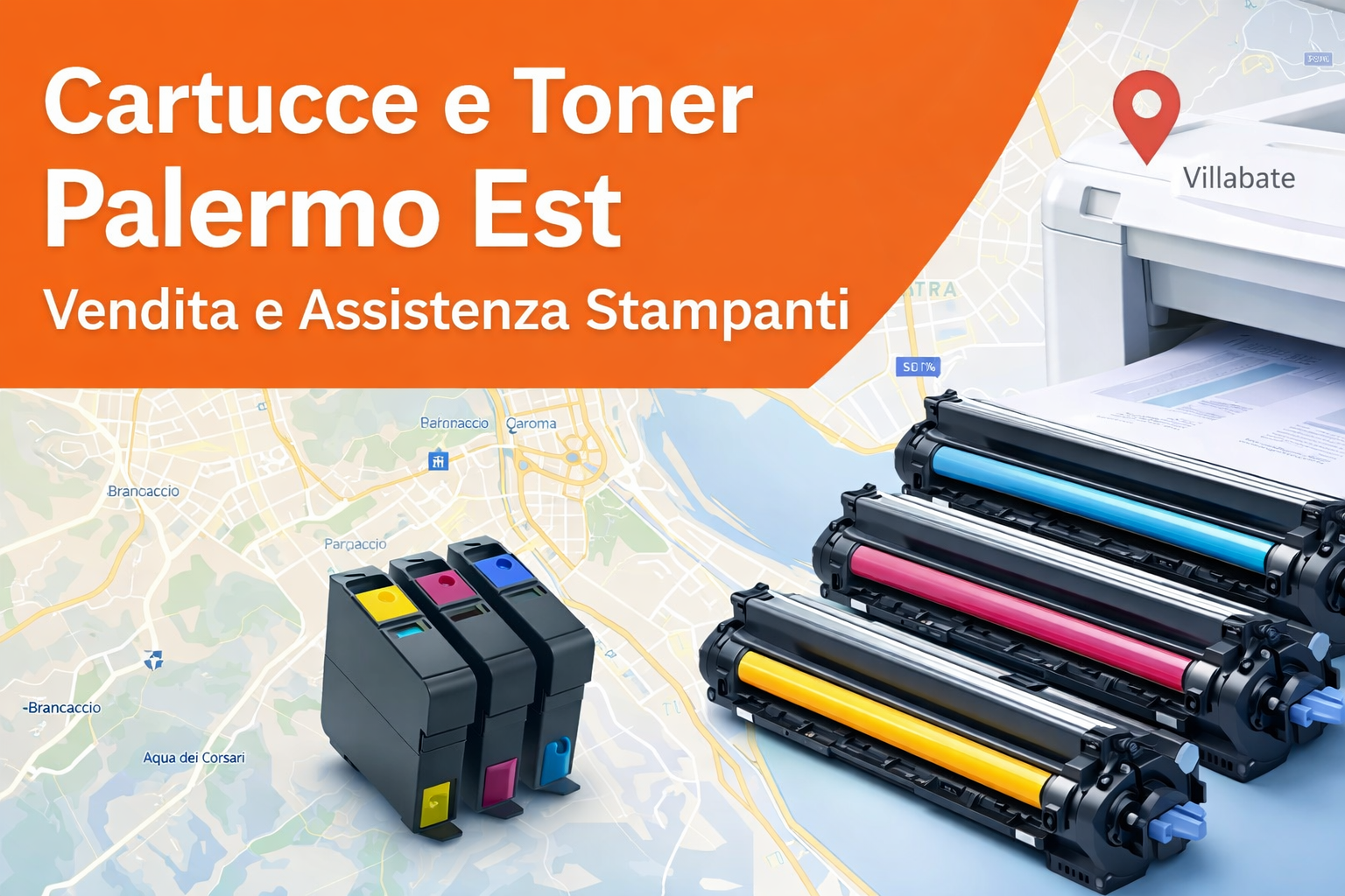 Cartucce e toner a Palermo Est: vendita e supporto per stampanti Cartucce e toner a Palermo Est: vendita e supporto per stampanti