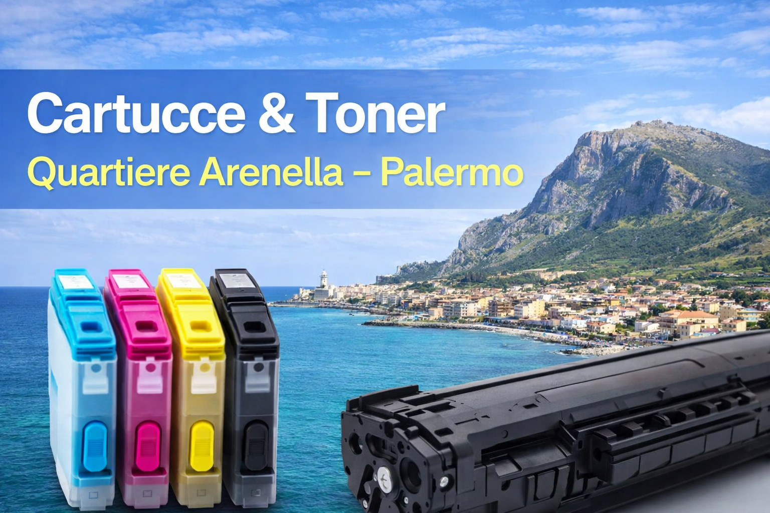 Cartucce e Toner nel Quartiere Arenella di Palermo