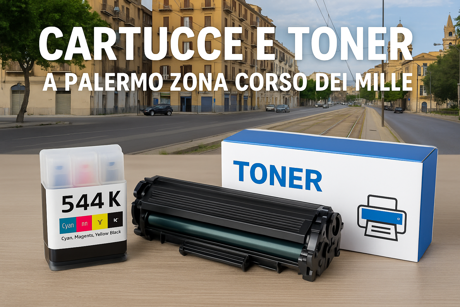 Cartucce e toner a Palermo zona Corso dei Mille: la guida completa per risparmiare senza rischiare la stampante