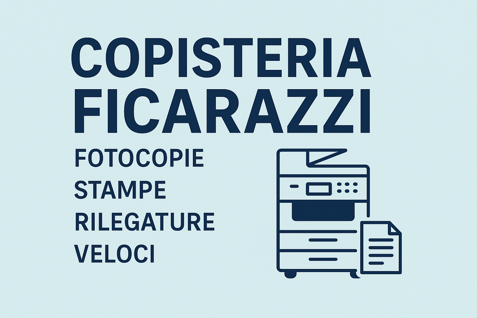 Copisteria Ficarazzi – Stampa, Fotocopie e Servizi Professionali