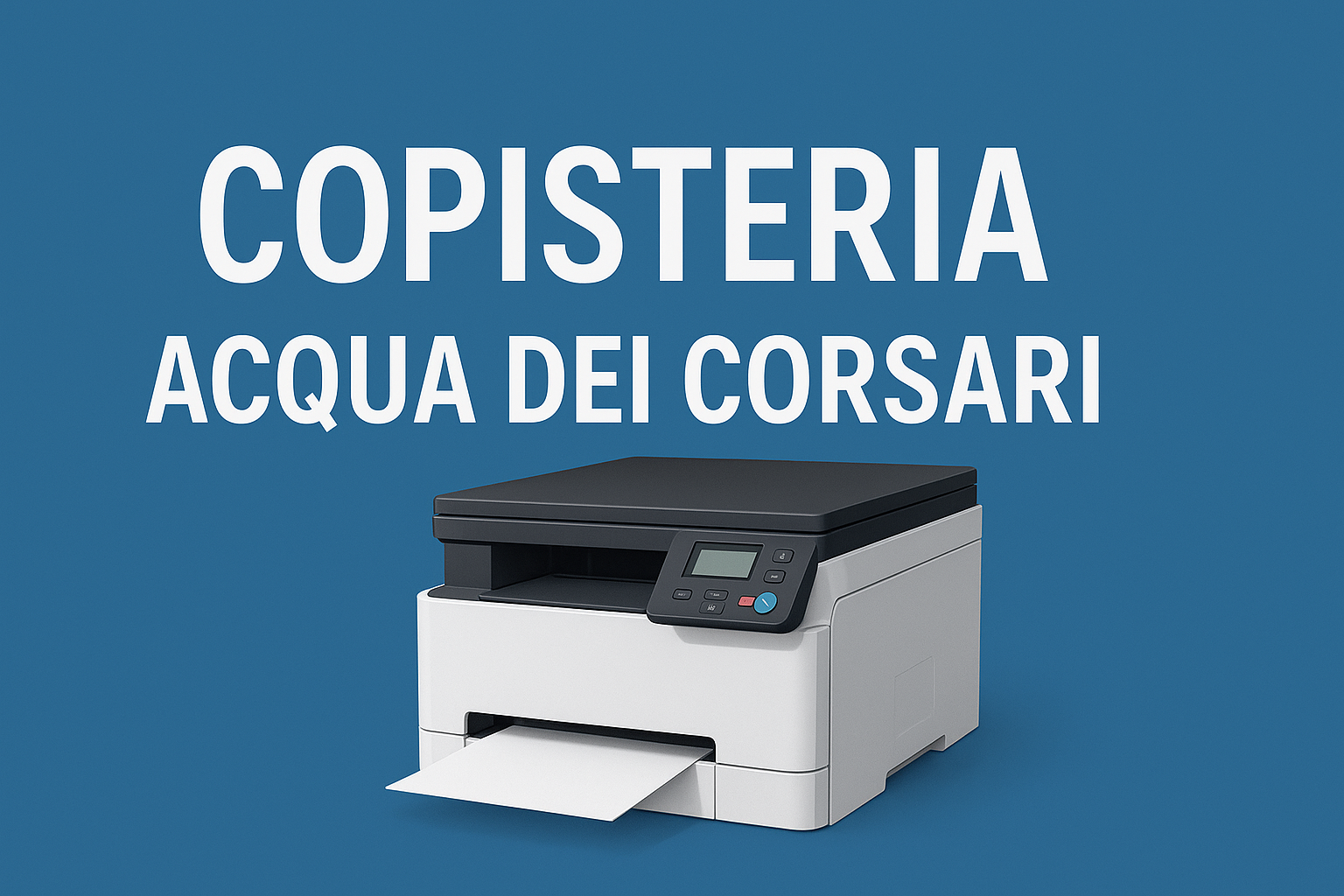 Copisteria Acqua dei Corsari – Stampe, Fotocopie e Rilegature Veloci