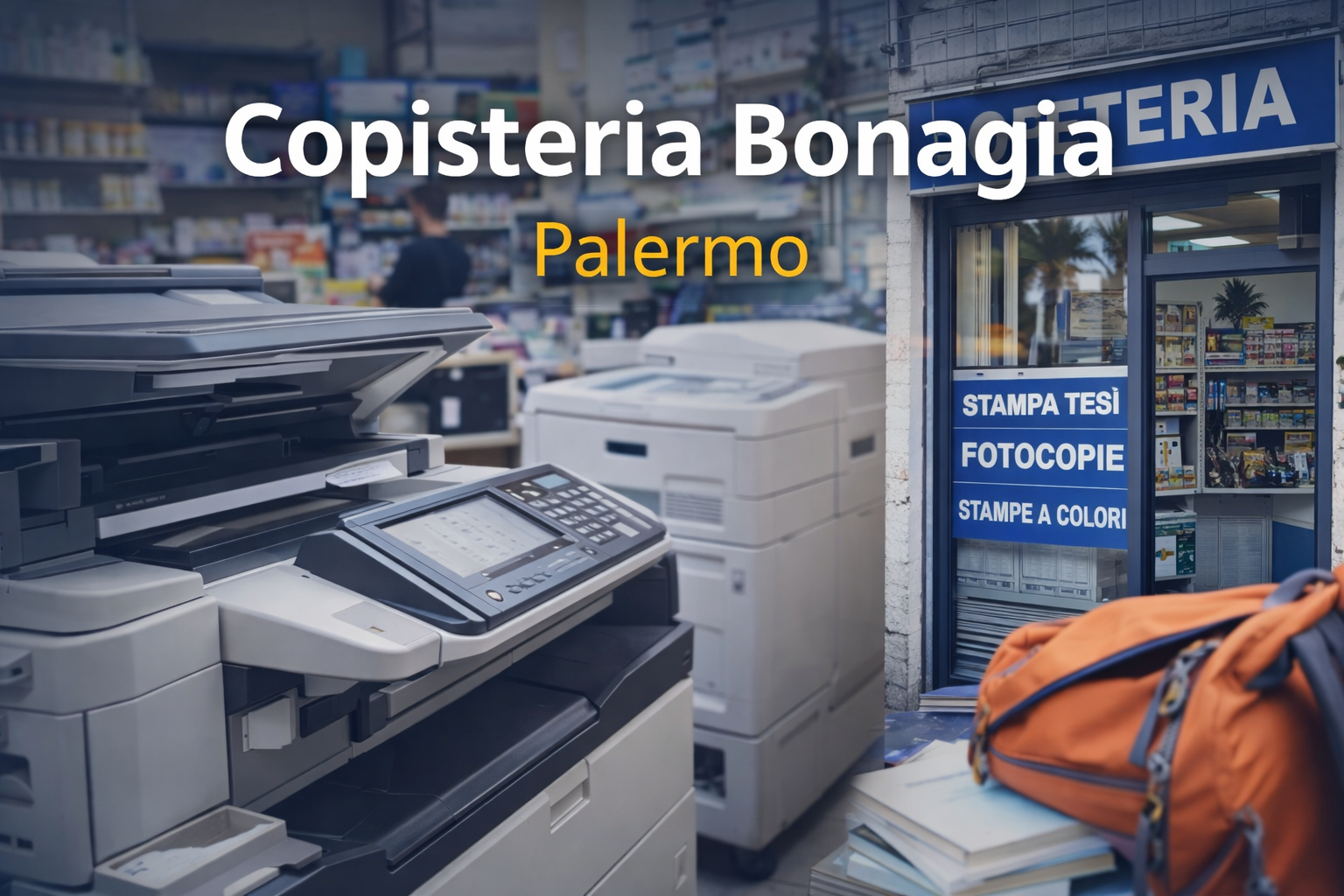Copisteria Bonagia Palermo: stampe, fotocopie e servizi professionali